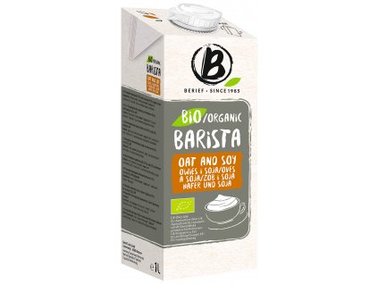 Bio ovesný nápoj Barista BERIEF 1 l  + Při koupi 12 a více kusů 3% Sleva