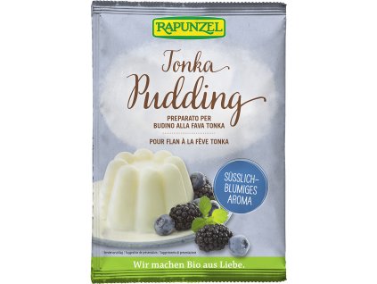 Bio pudinkový prášek TONKA RAPUNZEL 40 g  + Při koupi 12 a více kusů 3% Sleva