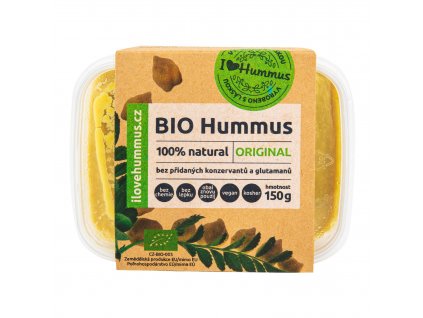 Hummus - cizrnová pomazánka original 150 g BIO I LOVE HUMMUS