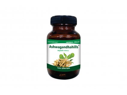 Ashwagandhahills - doplněk stravy - Herbal Hills 60 veg. kapslí (Energie, vitalita, duševní zdraví, stres & spánek)