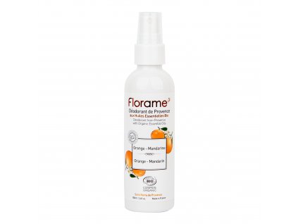Deodorant spray from Provence — orange and tangerine 100 ml BIO FLORAME
