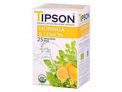 Tipson BIO Moringa a citron čaj 25x1,5g