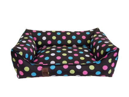 Argi rechteckiges Hundebett - abnehmbarer Polyesterbezug - Melissa - 70 x 55 cm