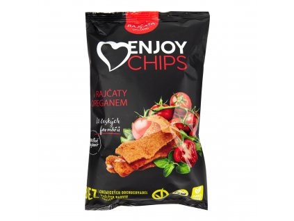 Chipsy bramborové s rajčaty a oregánem 40 g JOXTY ENJOY CHIPS