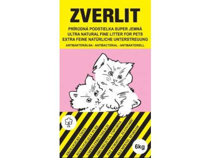 Cat litter Zverlit superfine - purple 6 kg unscented