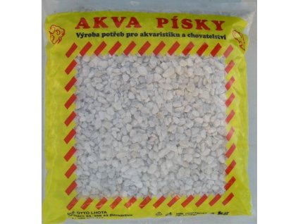 Piesok akváriový Akva č.2 - biely 3 kg 4 - 6 mm