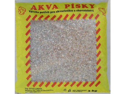 Nisip de acvariu Akva nr. 5 - bej fin 3 kg