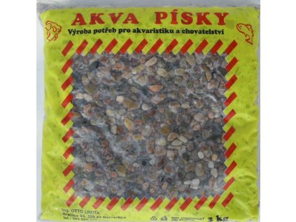 Písek akvarijní Akva č.10 - přírodní 3 kg 4 - 6 mm