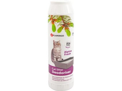 Deodorant do WC - vôňa zelených hôr Flamingo 750 g
