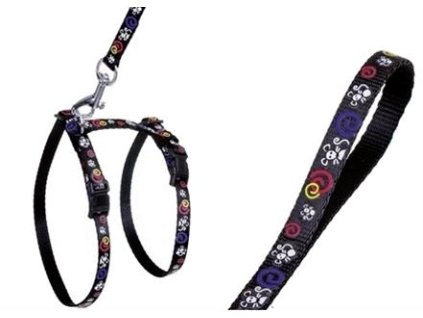 Ham de nailon pentru pisoi cu apă. Sportiv - Flamingo negru 1,00 x 120 cm