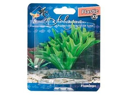 Plastikpflanze Fidschi Flamingo 9 cm