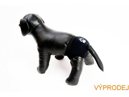 "Gina" black heat panties with paw 28 cm