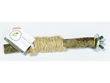 Vogelsitzstange Naturholz/Sisal Sedupa 15 cm