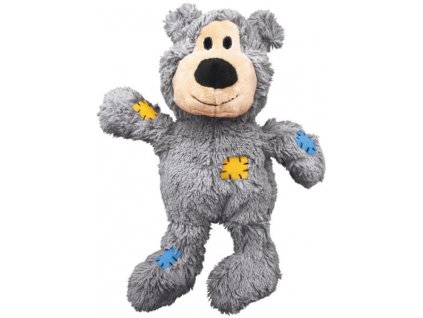 Textile toy Knots Bear with ropes inside KONG S/M