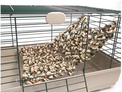 Spielzeug nagen. Baumwollnetz für Ratten, Frettchen Rosenholz 35 x 23 cm