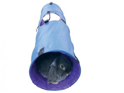 Tunnel für Heimtiere, Textil, Größe L, Rosenholz 20x90cm