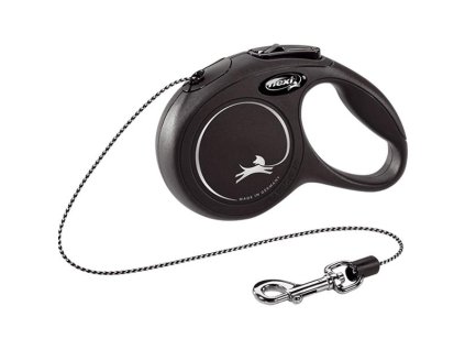 Flexi Classic NOU cablu XS 3 m negru 8 kg