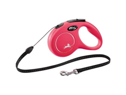 Flexi Classic NEW S Kabel 5 m rot 12 kg