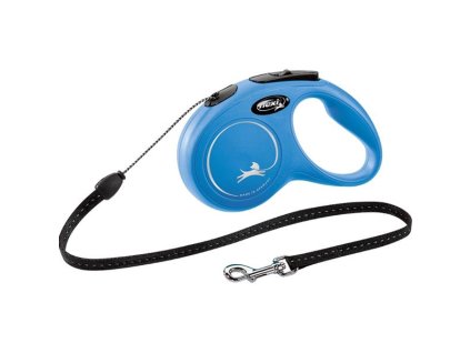 Flexi Classic NEW S cablu 5 m albastru 12 kg