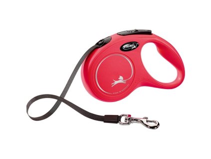 Flexi Classic NEW S opasok 5 m červené 15 kg