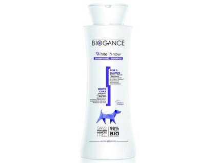 Biogance šampón White snow -pre bielu/svetlú srsť 250 ml