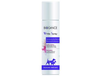 Biogance White spray - suchý šampón na bielu srsť 300 ml