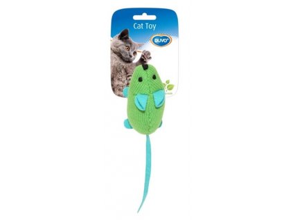 Cat plush toy DUVO+ colorful mouse with a bag 9.5 X 4 X 6 CM