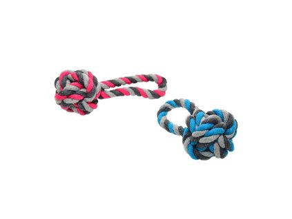Jucărie din bumbac. Minge cu bucla DUVO+ 13,5 cm