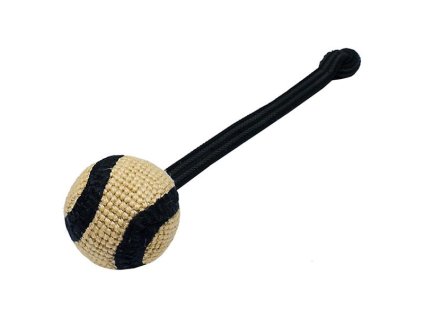 Pešek training jute ball with loop BAFPET 7 cm