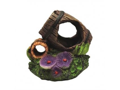 Aquarium decoration - Barrel Duvo+ 9 x 8 x 8 cm
