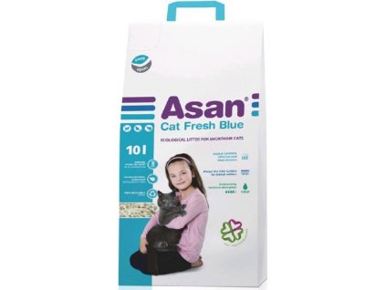 Podestýlka cat Asan - Fresh Blue 10 l