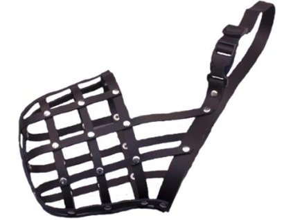 Muzzle leather black BAFPET no. 5 Doberman