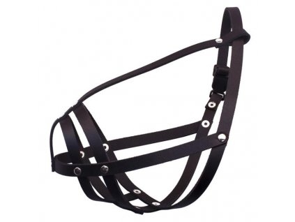 Bot din piele neagra BAFPET nr. 7 Bulldog francez