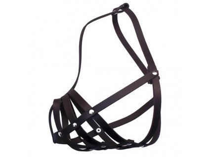 Bot din piele neagra BAFPET nr. 8 Boxer