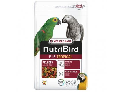 VL NutriBird P15 Tropical - velký papoušek 1 kg