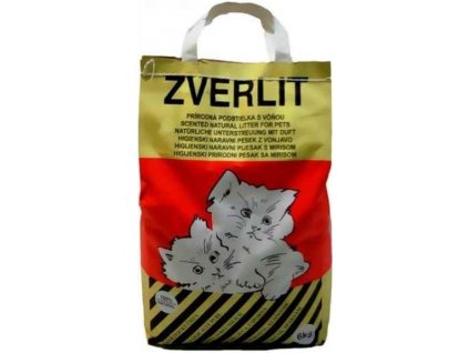 Podestýlka Cat Zverlit s vůní - červená 6 kg