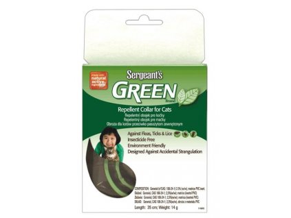 Sergeant's Green repellent collar for cats 35 cm