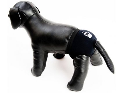 "Gina" black heat panties with paw 60 cm