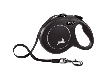 Flexi Classic NEU L Gurt 5 m schwarz 50 kg
