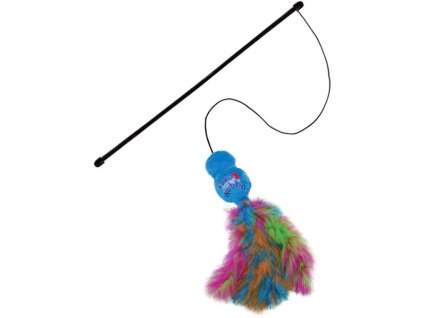Cat toy Lure with boa mix colors KONG