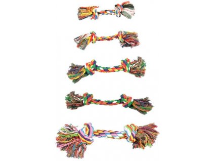 Cotton toy. Knot mix colors DUVO+ 26 cm