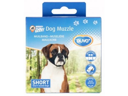 Nylon safety muzzle DUVO+ Special short nose