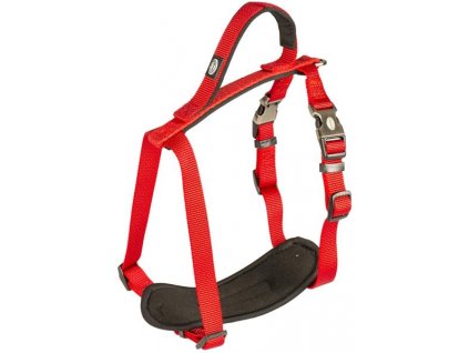 Harness nylon North red 2.5x80-100cm Duvo+