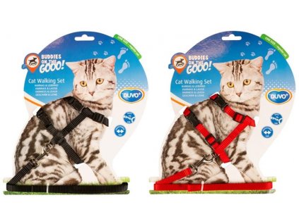 Geschirr und Leine Katze DUVO+ 20-35cm/10mm-125cm