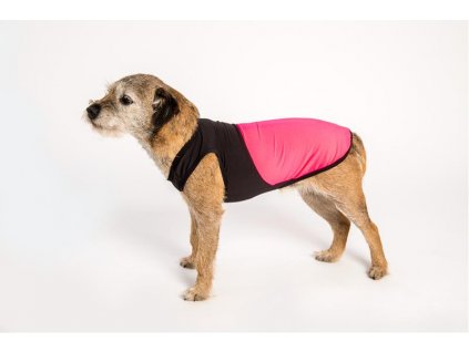 Clothes - Thermo Tank Top " Hanah" black-pink 70 cm