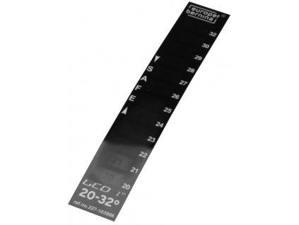 LCD-Thermometer selbstklebend 20-32°C EBI