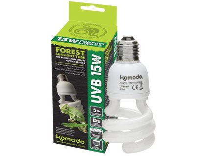 Bec de terariu UVB 5%, 15W Komodo
