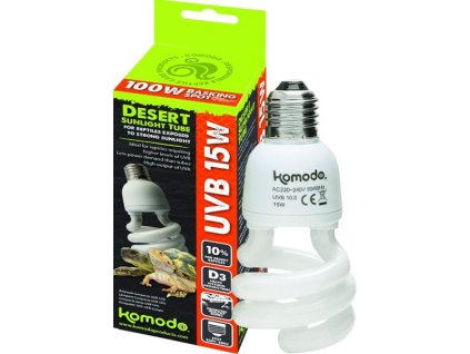 Terrarienlampe UVB 10%, 15W Komodo