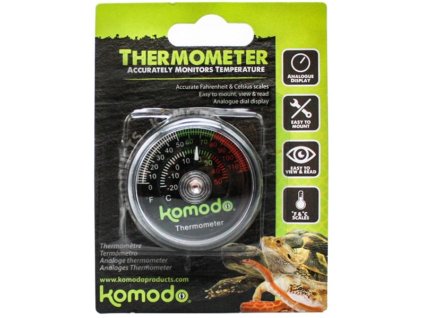 Analog thermometer Komodo 5x5cm