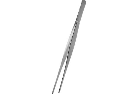 Tweezers stainless steel straight Komodo 25cm